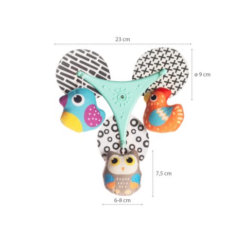 Zopa Multifunkciós zenélő forgó 3in1 Birds