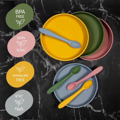 Zopa Szilikon kanál - mustársárga Mustard Yellow