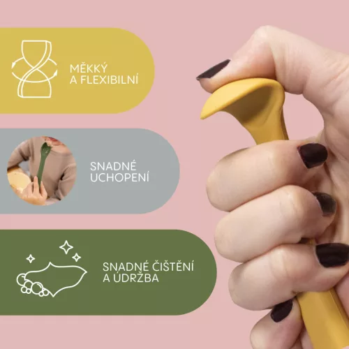 Zopa Szilikon kanál - galambszürke Dove Grey