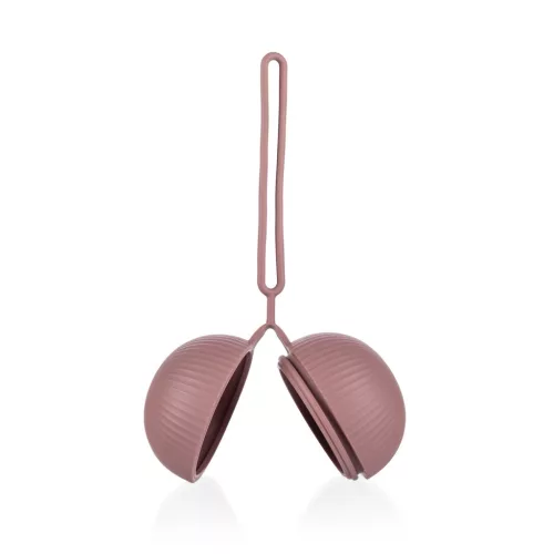 Zopa Zárható szilikon cumitartó tok - rózsaszín Old Pink
