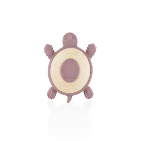 Zopa Szilikon-fa rágóka Teknős - rózsaszín Old Pink