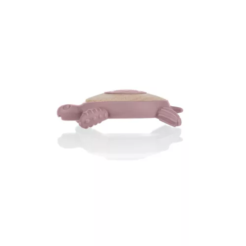 Zopa Szilikon-fa rágóka Teknős - Old Pink