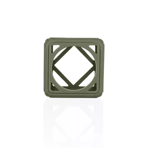 Zopa Szilikon rágóka Négyzet - Forest Green