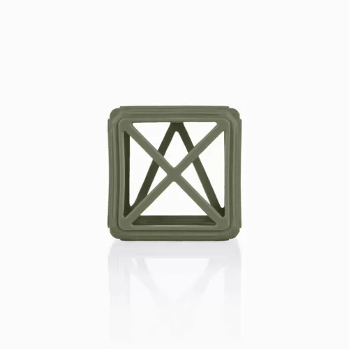 Zopa Szilikon rágóka Négyzet - Forest Green