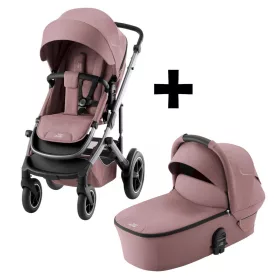   Britax Römer set multifunkciós babakocsi Smile 5Z + mózeskosár Dusty Rose