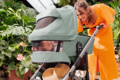 Britax Römer set multifunkciós babakocsi Smile 5Z + mózeskosár Dusty Rose