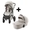 Britax Römer set multifunkciós babakocsi Smile 5Z + mózeskosár Lux Soft Taupe