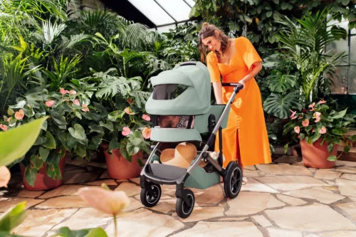 Britax Römer set multifunkciós babakocsi Smile 5Z + mózeskosár Lux Urban Olive