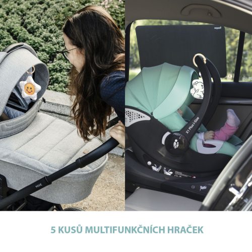 Zopa Komfort játszószőnyeg, puha rózsaszín Cuddle Pink