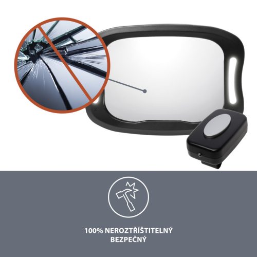 Zopa Tükör LED világítással Black