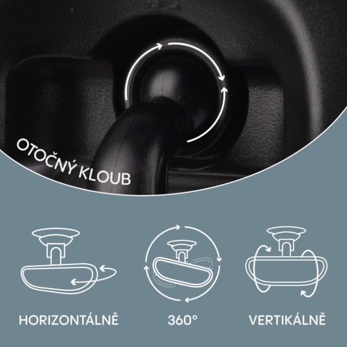 Zopa Kis visszapillantó tükör DELUXE Black