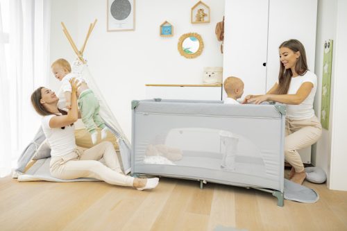 Zopa Lely utazóágy, antracit szürke Antracit Grey