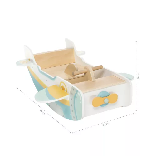 Zopa Fa Montessori hintázó repülő - Wood