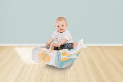 Zopa Fa Montessori hintázó repülő - Wood