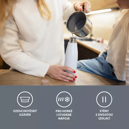 Zopa 480 ml-es termosz fogantyúval, csillagok Stars