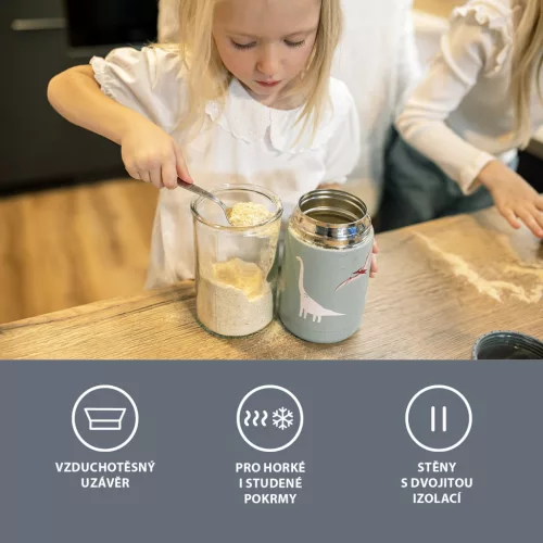 Zopa Ételtermosz 500 ml, dínó Dino