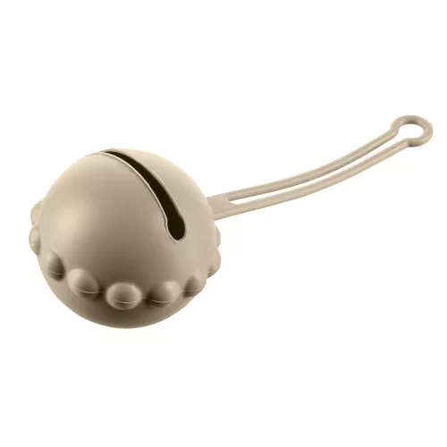 Zopa Szilikon cumitartó tok - bézs Sand Beige