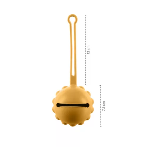 Zopa Szilikon cumitartó tok - bézs Sand Beige