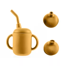   Zopa Szilikon bögre 2 az 1-ben - mustársárga Mustard Yellow