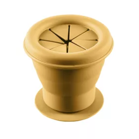   Zopa Szilikon összehajtható snackdoboz tapadókoronggal - mustársárga Mustard Yellow