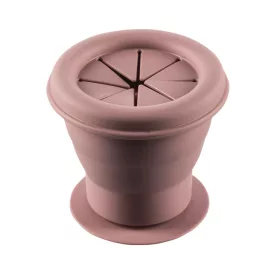   Zopa Szilikon összehajtható snackdoboz tapadókoronggal - rózsaszín Old Pink