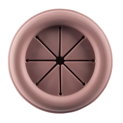 Zopa Szilikon összehajtható snackdoboz tapadókoronggal - rózsaszín Old Pink