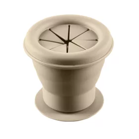   Zopa Szilikon összehajtható snackdoboz tapadókoronggal - bézs Sand Beige