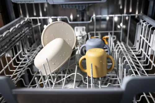 Zopa Szilikon tál fedővel - mustársárga Mustard Yellow