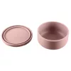 Zopa Szilikon tál fedővel - rózsaszín Old Pink