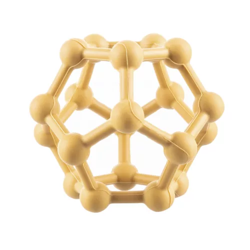 Zopa Szilikon rágóka Atom - Mustard Yellow