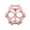 Zopa Szilikon rágóka Atom - rózsaszín Old Pink
