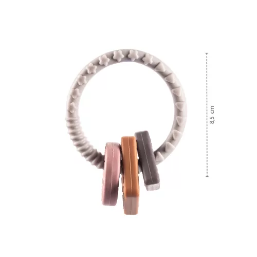Zopa Szilikon rágóka Formák - Multicolor