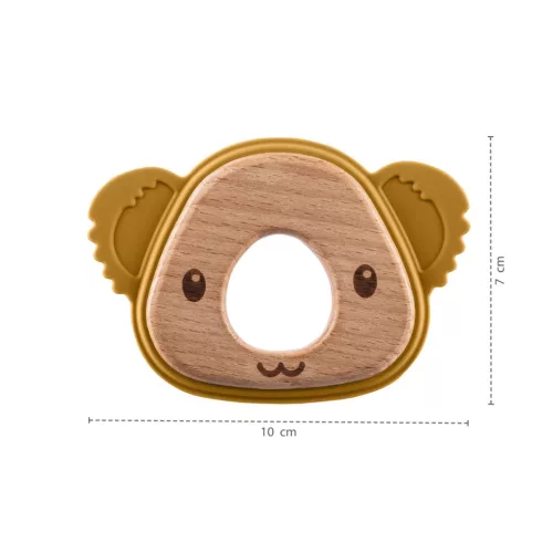 Zopa Szilikon-fa rágóka Koala - Dove Grey