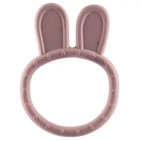 Zopa Szilikon rágóka Nyuszi - rózsaszín Old Pink