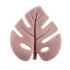 Zopa Szilikon rágóka Levél - Old Pink
