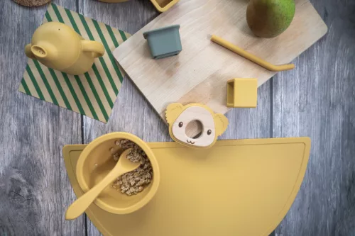 Zopa Szilikon étkezési alátét - mustársárga Mustard Yellow