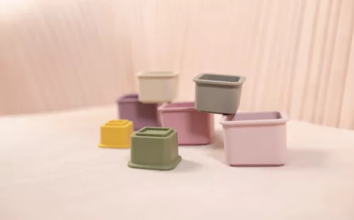 Zopa Szilikon toronyépítő poharak - Multicolor
