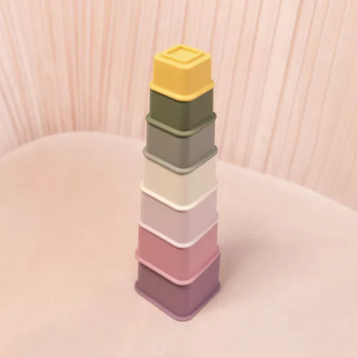 Zopa Szilikon toronyépítő poharak - Multicolor