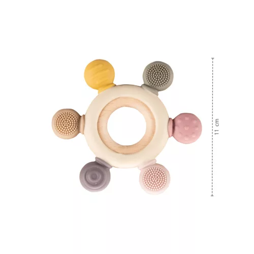 Zopa Szilikon multifunkciós rágóka - Multicolor