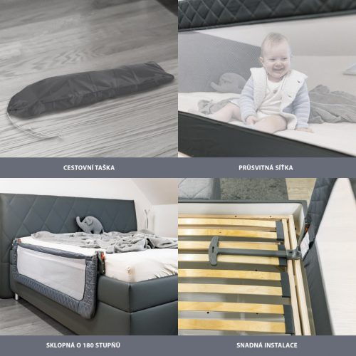 Zopa Bed rail Monna Antracit Grey