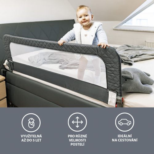 Zopa Bed rail Monna Silver grey