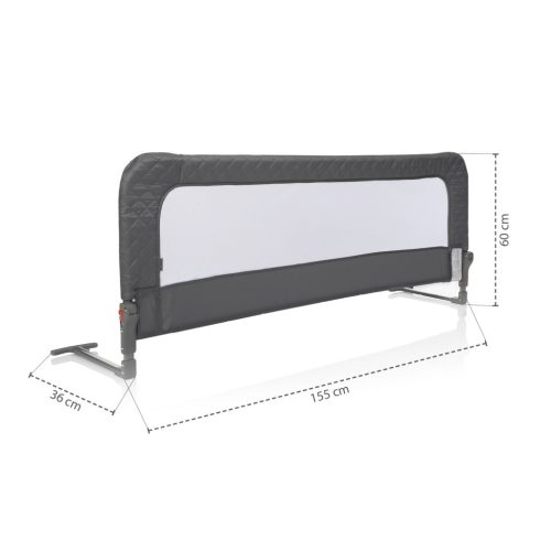 Zopa Bed rail Monna Silver grey
