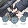 Zopa Multifunkcionális szíj klipsz DELUXE 2 db Black