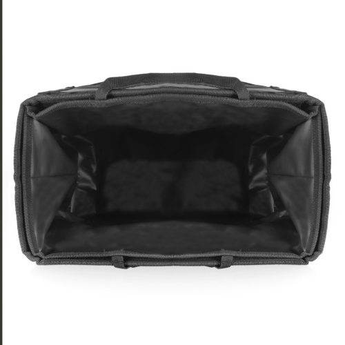 Zopa Vízálló autós hulladékgyűjtő fedéllel Black