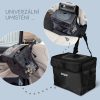 Zopa Vízálló autós hulladékgyűjtő fedéllel Black