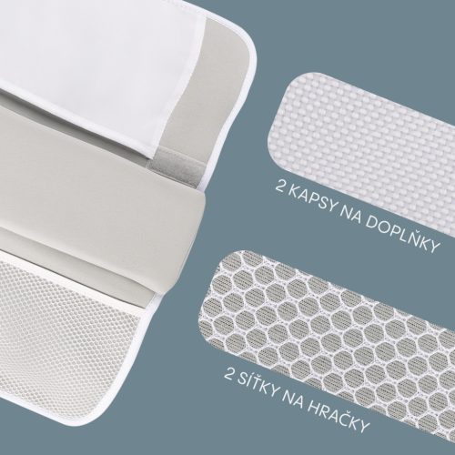 Zopa Könyöktámasz a kád szélére, szürke Grey