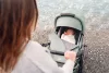 Britax Römer set multifunkciós babakocsi Smile 5Z + mózeskosár Lux Warm Caramel