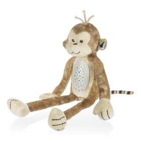   Zopa Plüss alvójáték égbolt projektorral és dallamokkal, majom Monkey