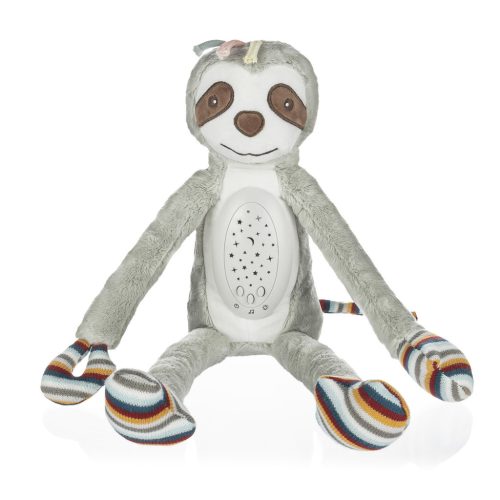 Zopa Plüss alvójáték égbolt projektorral és dallamokkal, mosómedve Raccoon