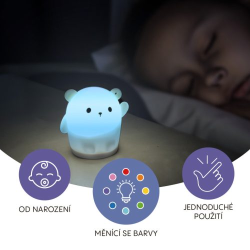 Zopa Függeszthető szilikon LED lámpa, elefánt Elephant